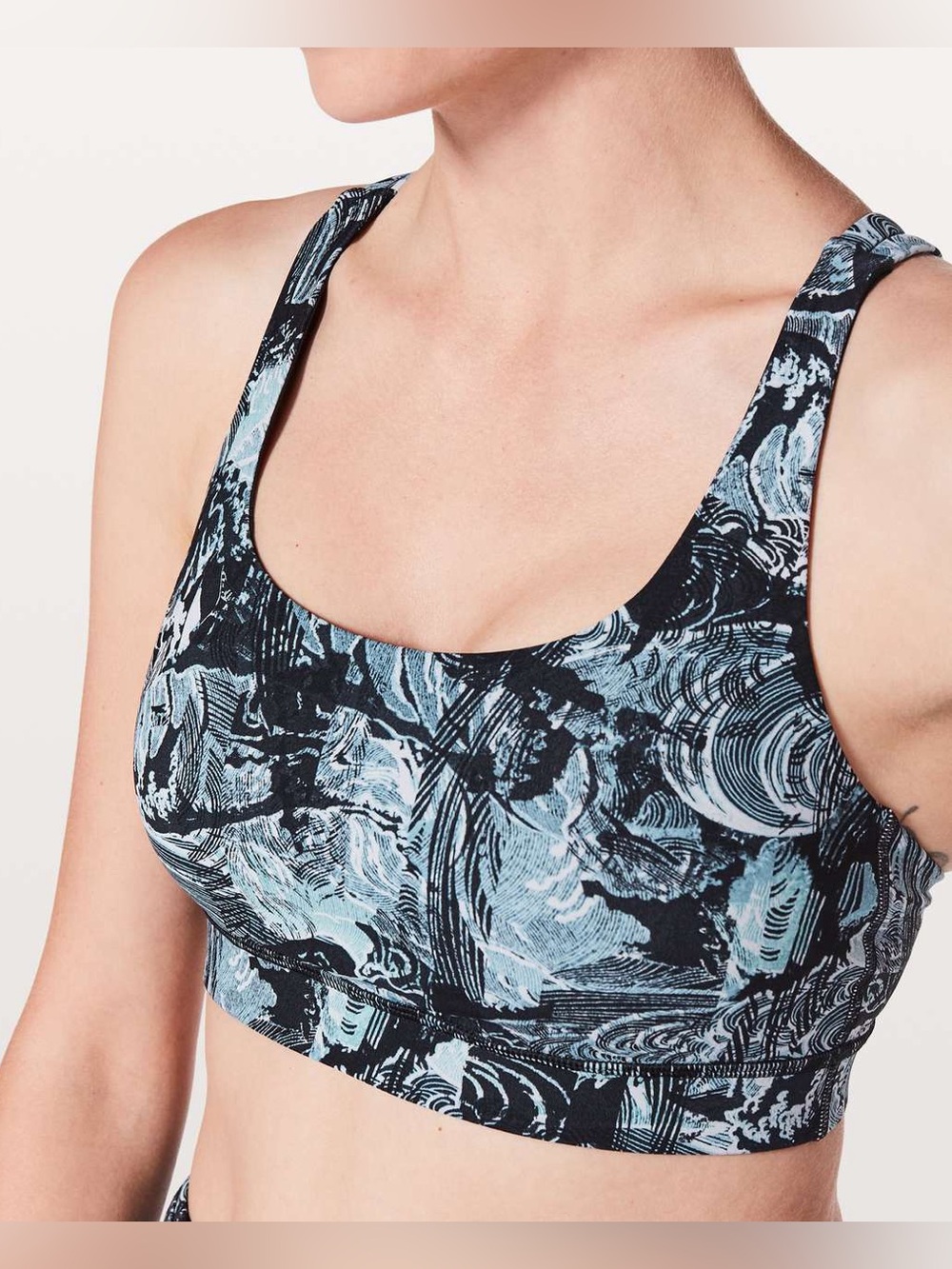 Lululemon Energy Bra Eternal Wave Starlight Black